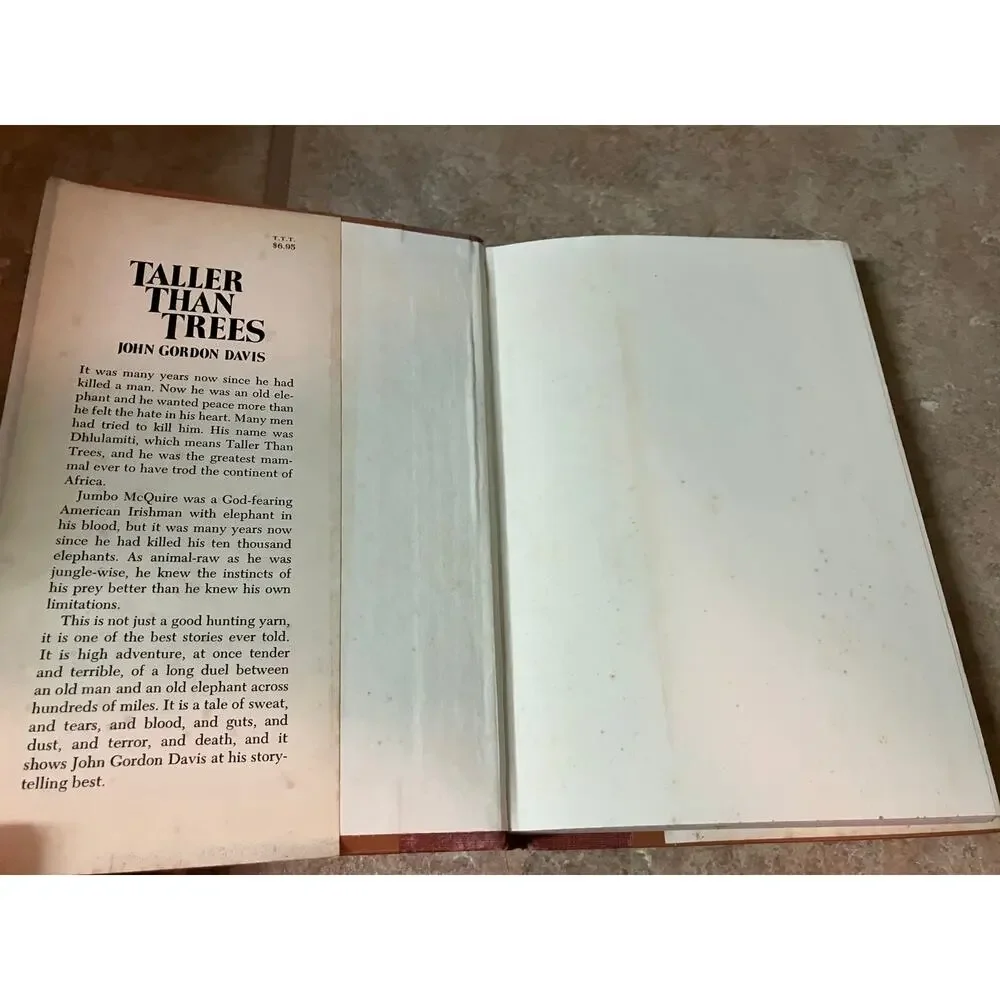 TALLER THAN TREES John Gordon Davis HC DJFirst American‎ Edition 1975